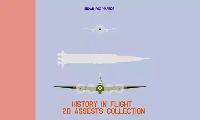 History in Flight 2D 3D Model Collection