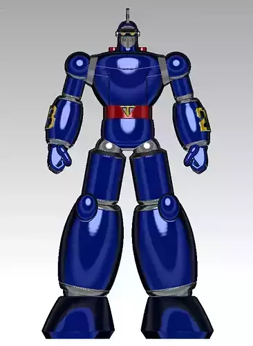 30cm  new tetsujin 28 robot model high poly 3d printing