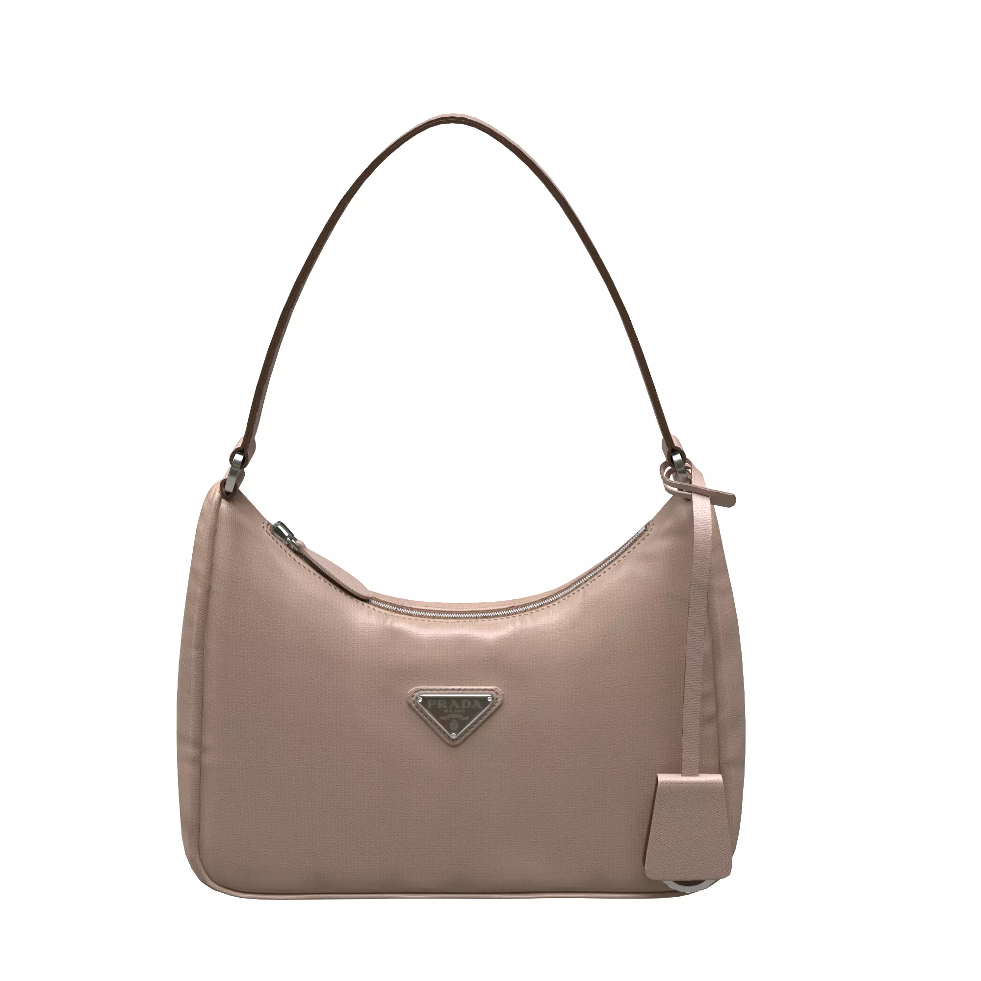 handbag prada shoulder bag Low-poly 3D model_0