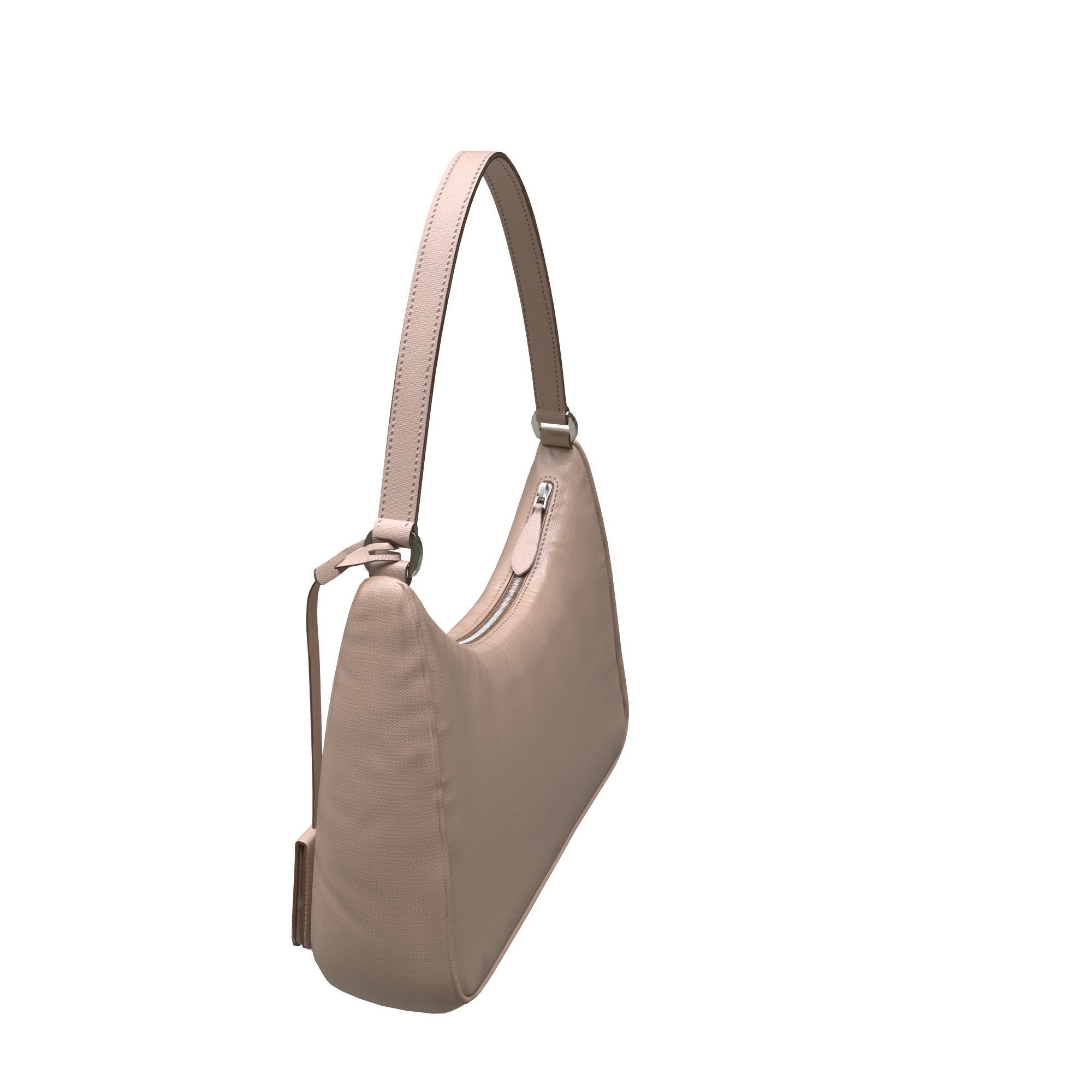 handbag prada shoulder bag Low-poly 3D model_4