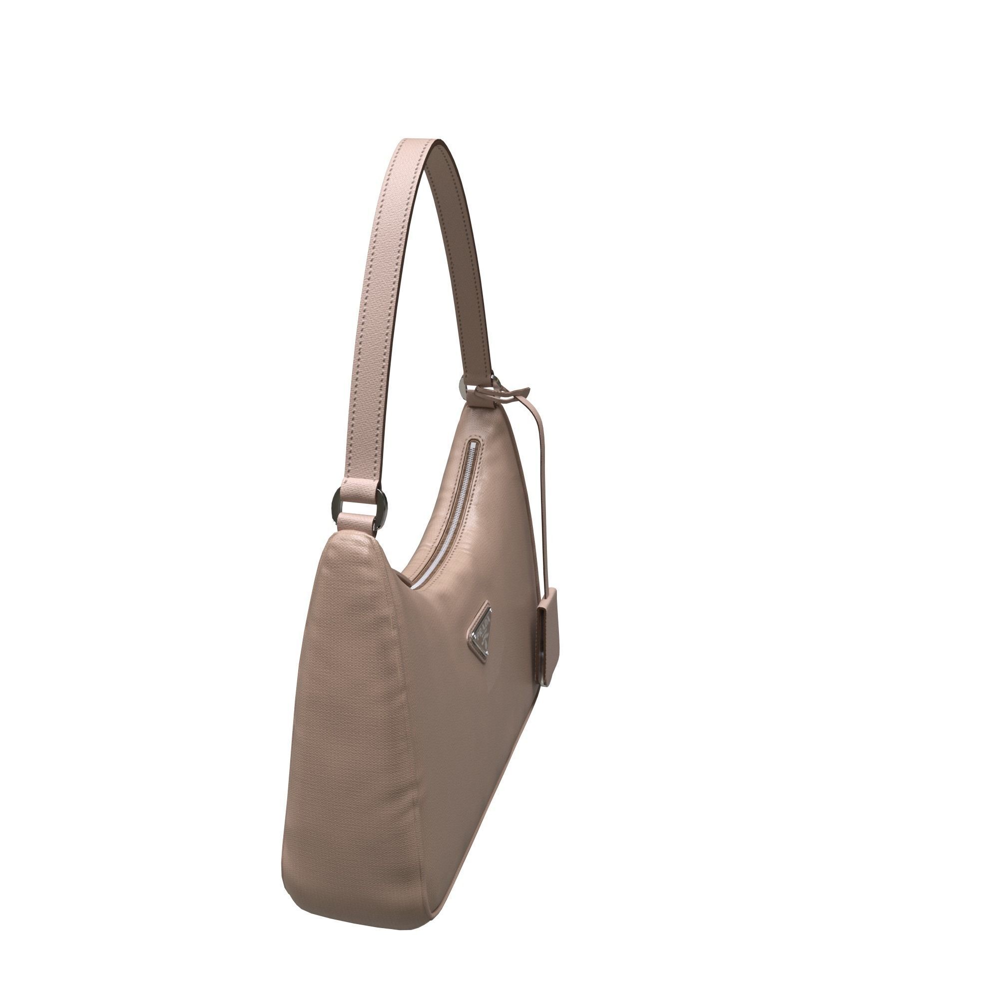 handbag prada shoulder bag Low-poly 3D model_9