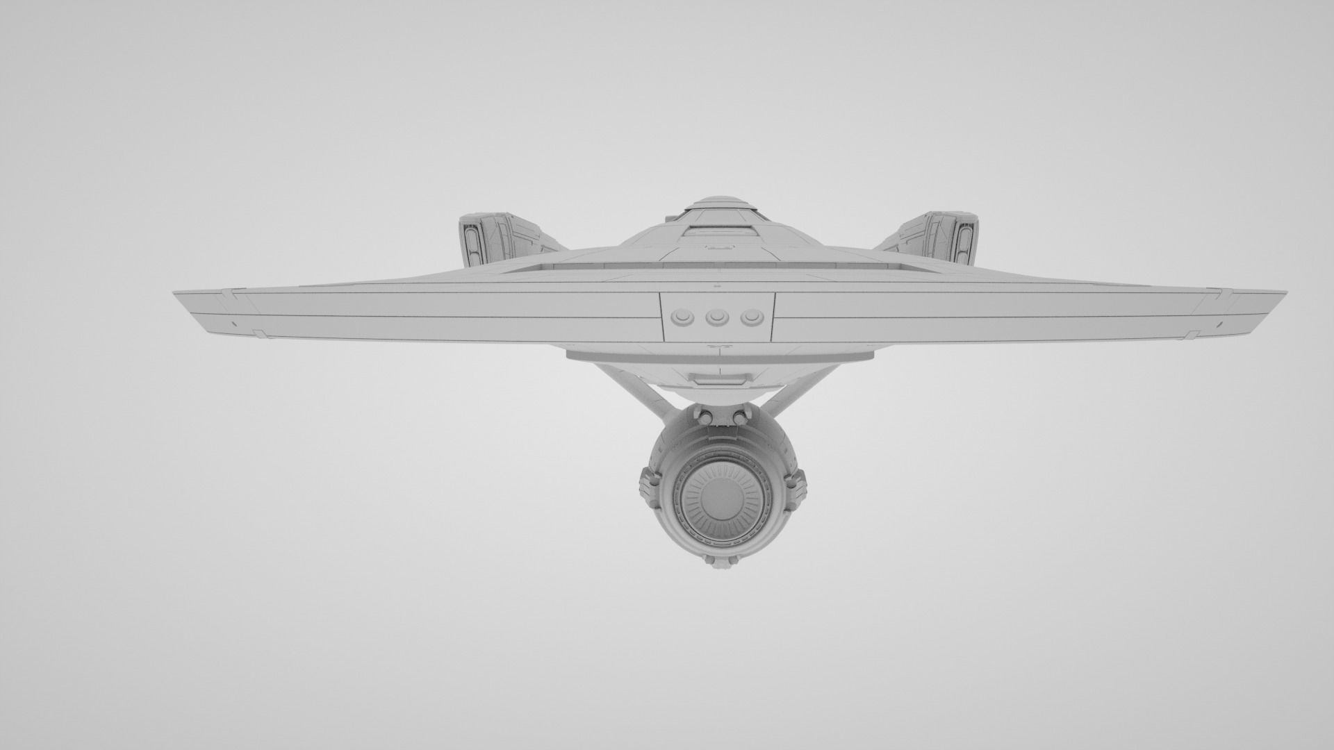 Star Trek Discovery - USS Enterprise Refit STLs for 3D printing 3D print model_3