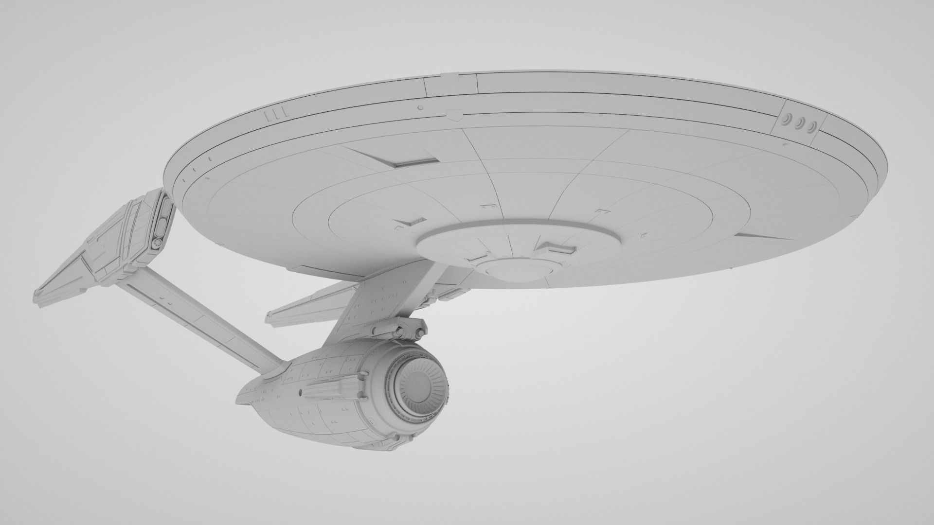 Star Trek Discovery - USS Enterprise Refit STLs for 3D printing 3D print model_1