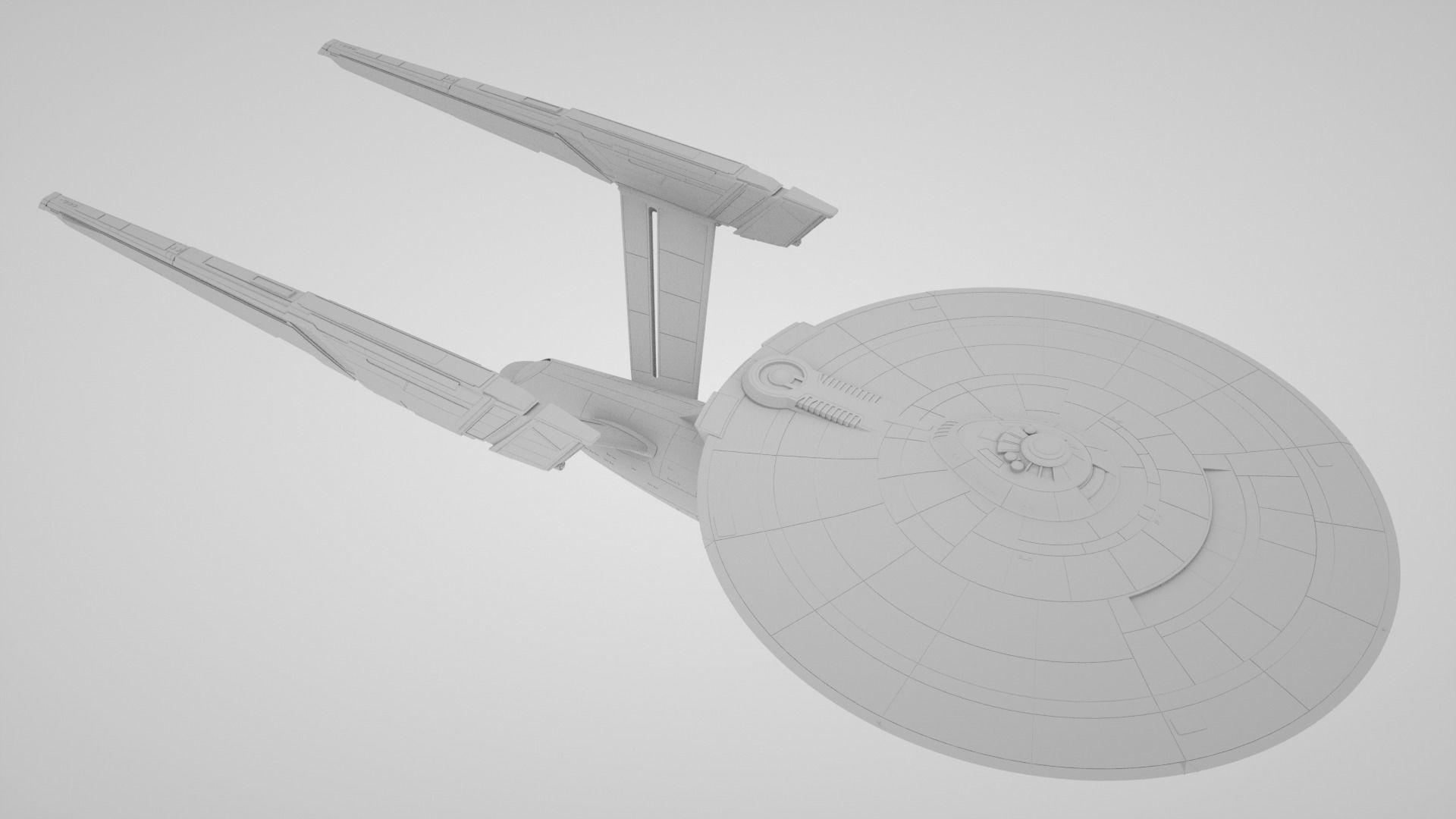 Star Trek Discovery - USS Enterprise Refit STLs for 3D printing 3D print model_2