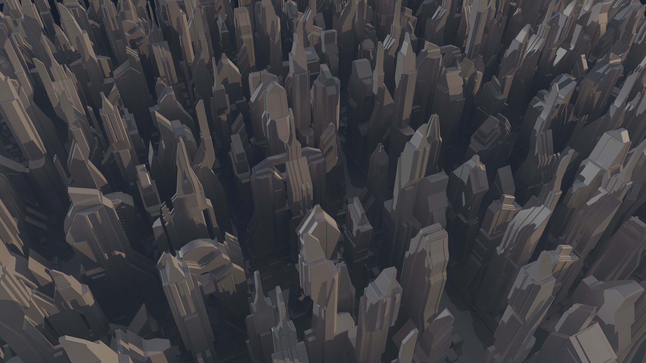 24 Sci-Fi Buildings  Low-poly 3D model_3