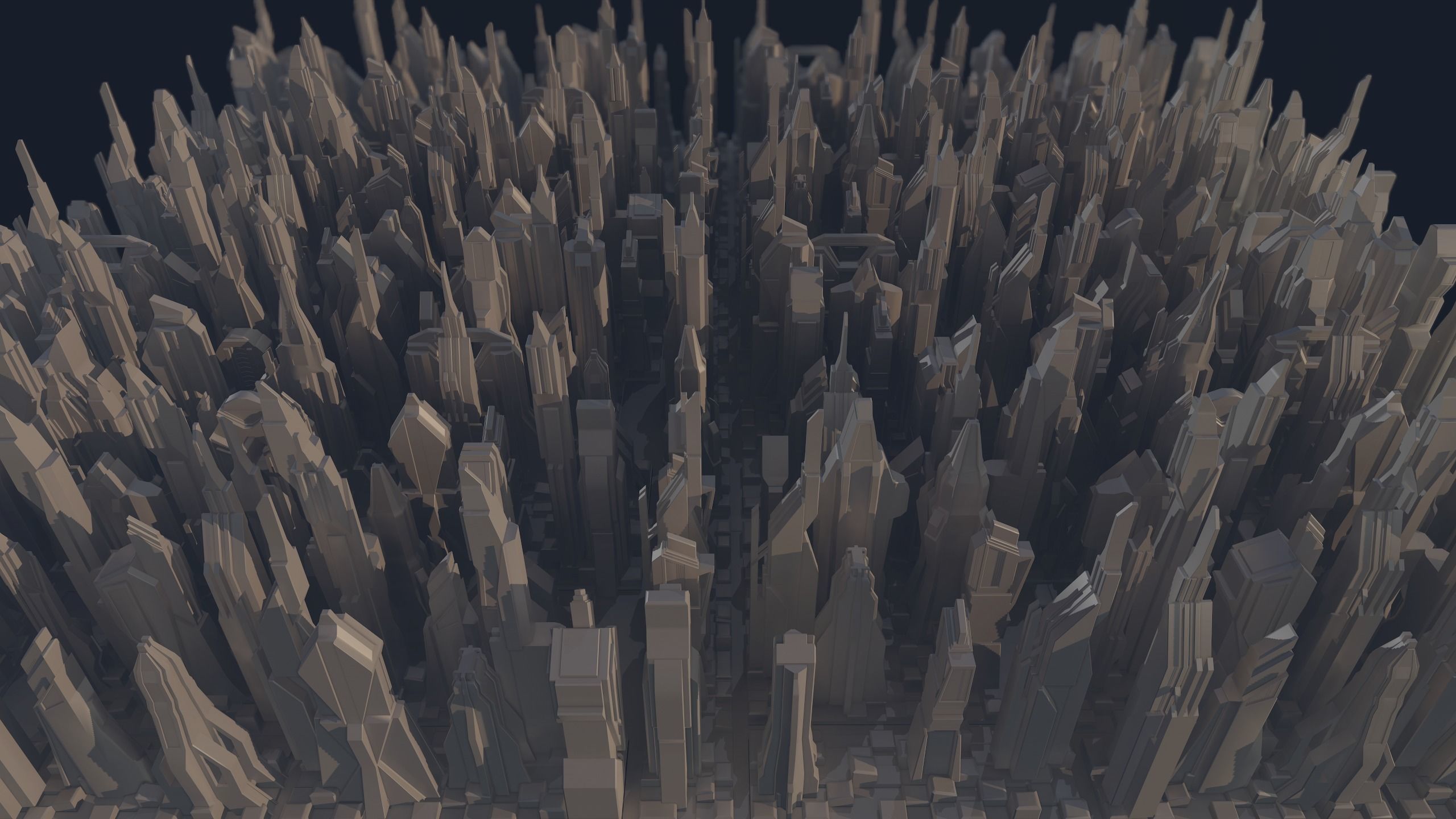 24 Sci-Fi Buildings  Low-poly 3D model_2