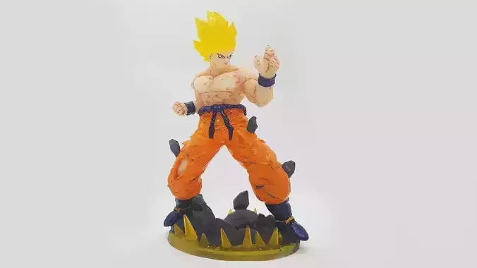 GOKU DRAGONBALL Z 3D PRINT MODEL