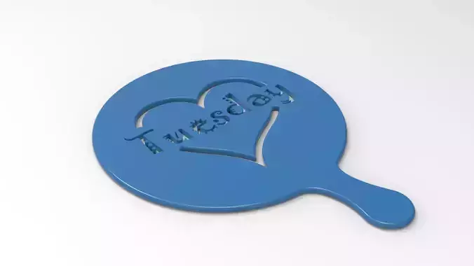 Coffee Cup Stancil -TUESDAY