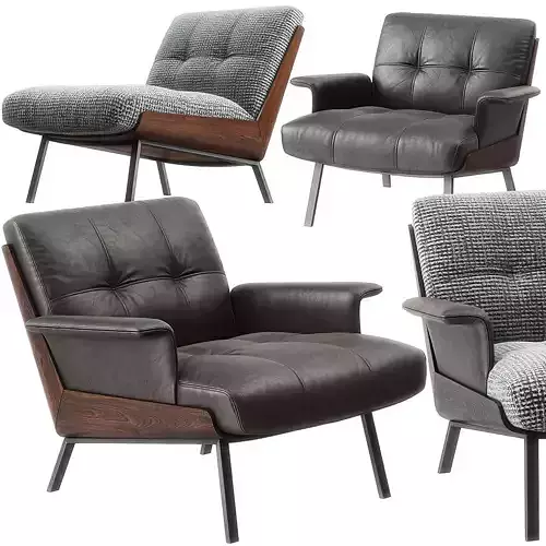Daiki armchairs by Minotti