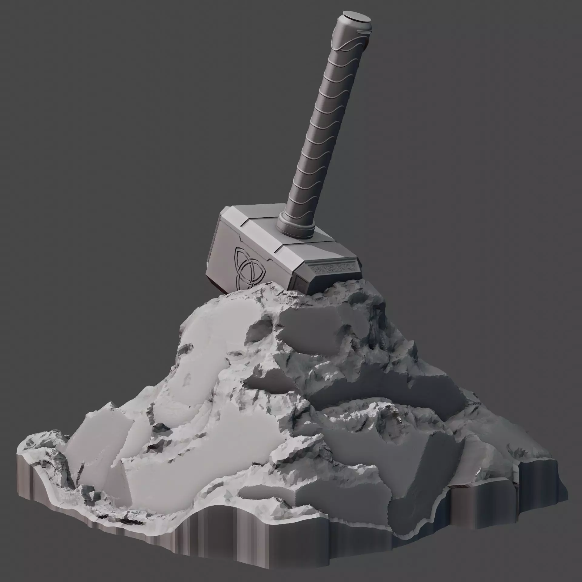 Mjolnir 3D print model_0