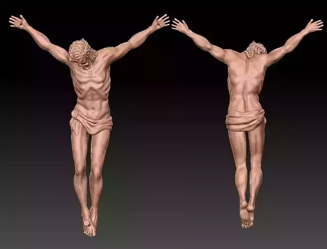 Jesus Christ pendant 3D print model 3D print model
