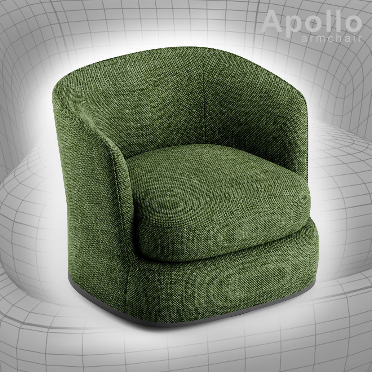 Apollo Armchair-maxalto  3D model_2
