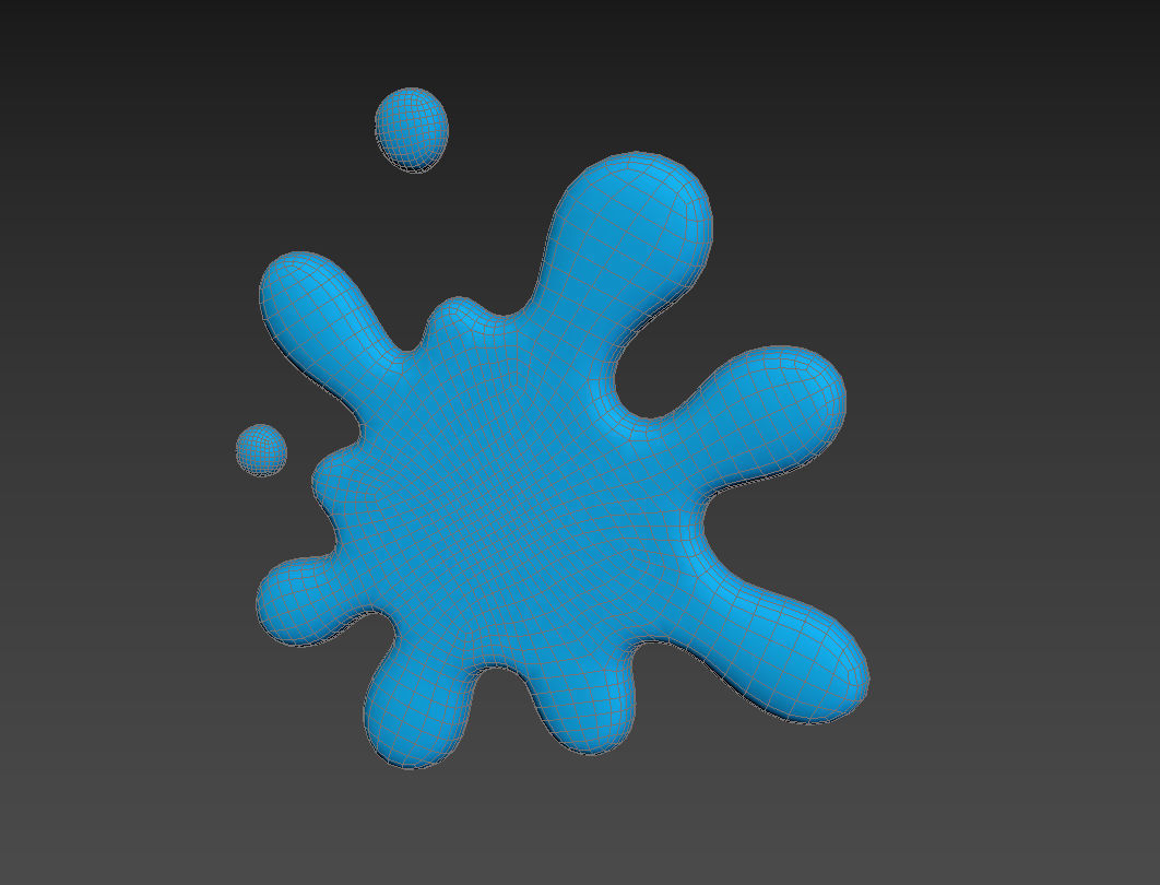 Cartoon Splash  3D model_13