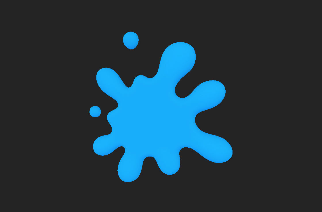 Cartoon Splash  3D model_6
