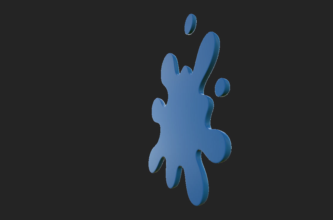 Cartoon Splash  3D model_9