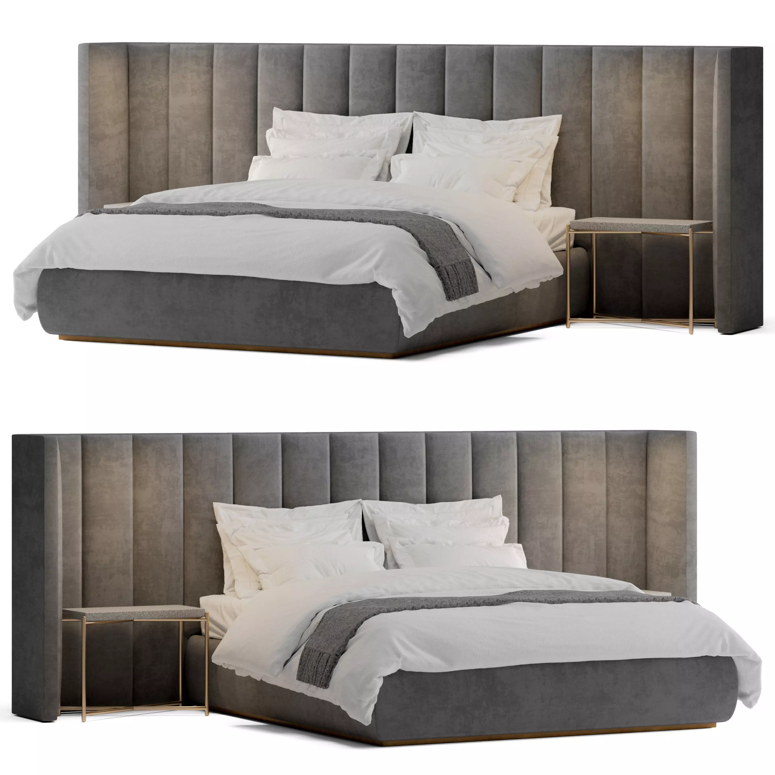 Bed Provence  3D model_0
