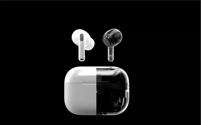 AirPodsPro 3D model apple airpods