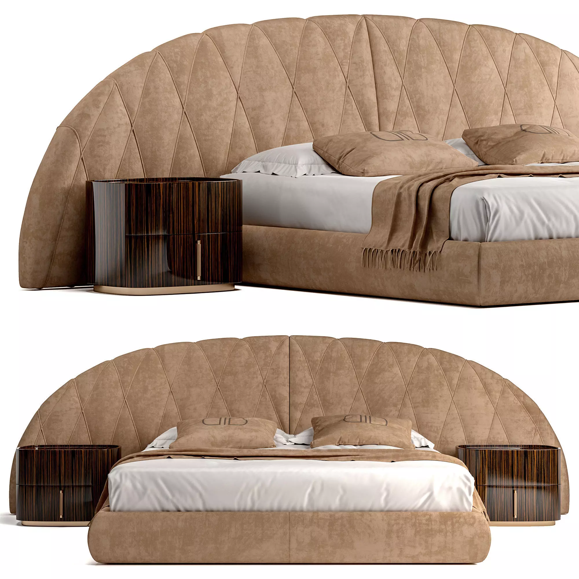 Bed Ulisse-Daytona 3D model_0
