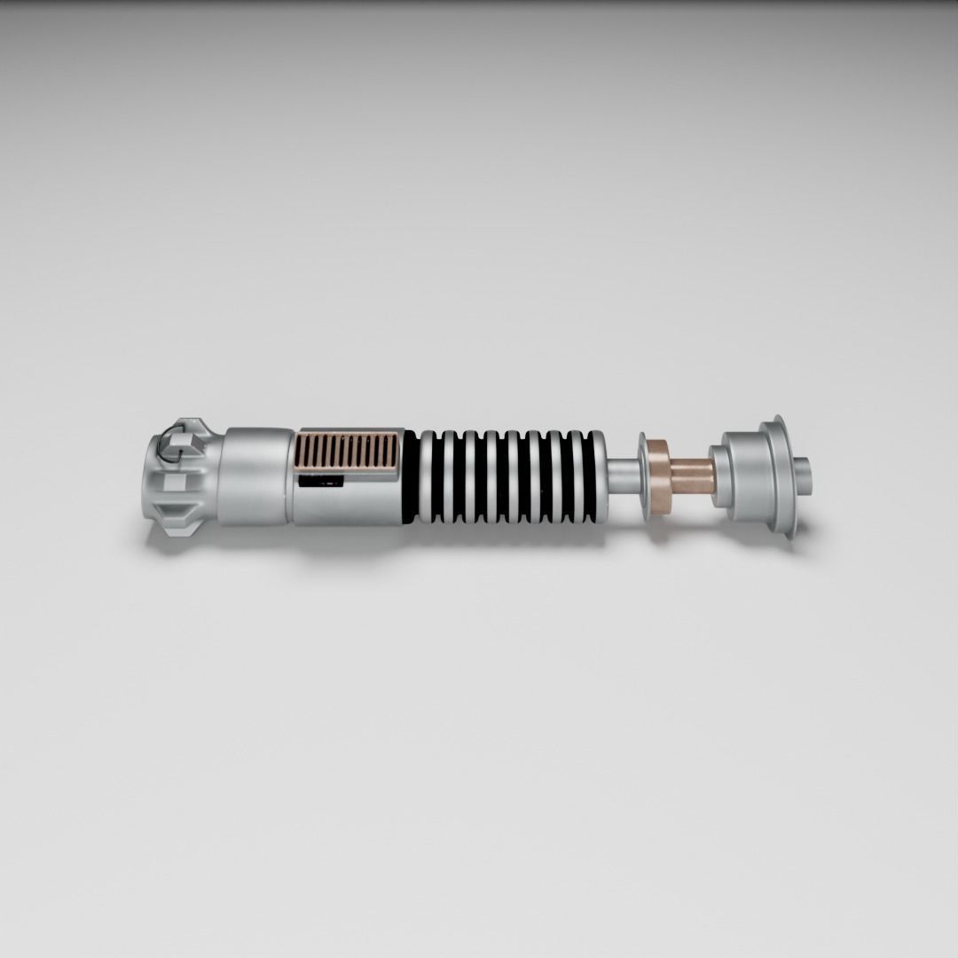 Luke Skywalkers Lightsaber Free 3D model_1