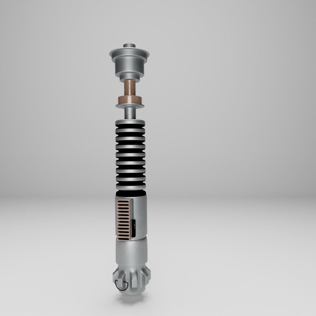 Luke Skywalkers Lightsaber Free 3D model_4