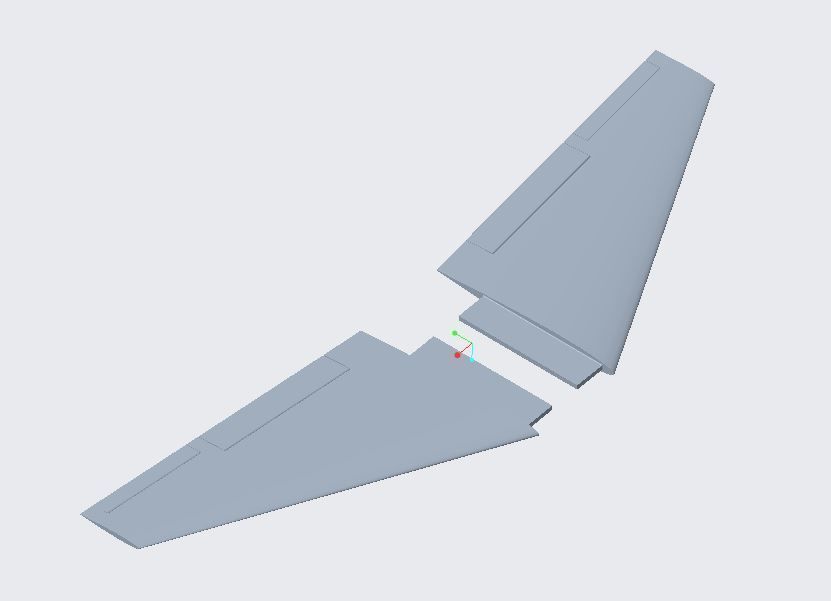 Unmanned Combat Aerial Vehicle- UCAV 3D model_11