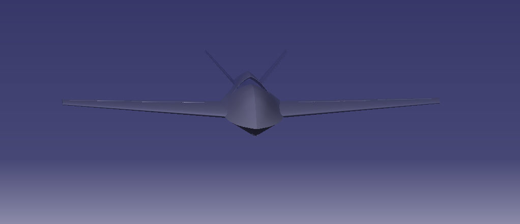 Unmanned Combat Aerial Vehicle- UCAV 3D model_6