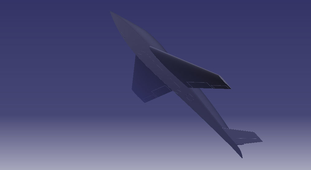 Unmanned Combat Aerial Vehicle- UCAV 3D model_5