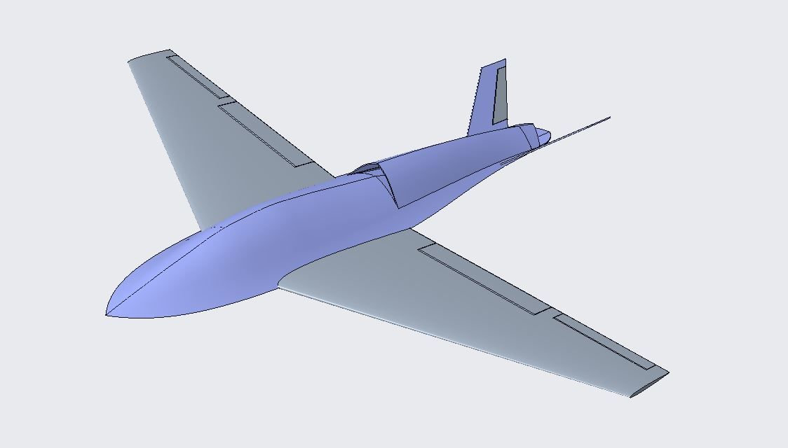 Unmanned Combat Aerial Vehicle- UCAV 3D model_10