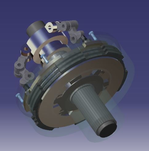 Automobile Clutch-Assembly 3D model_2
