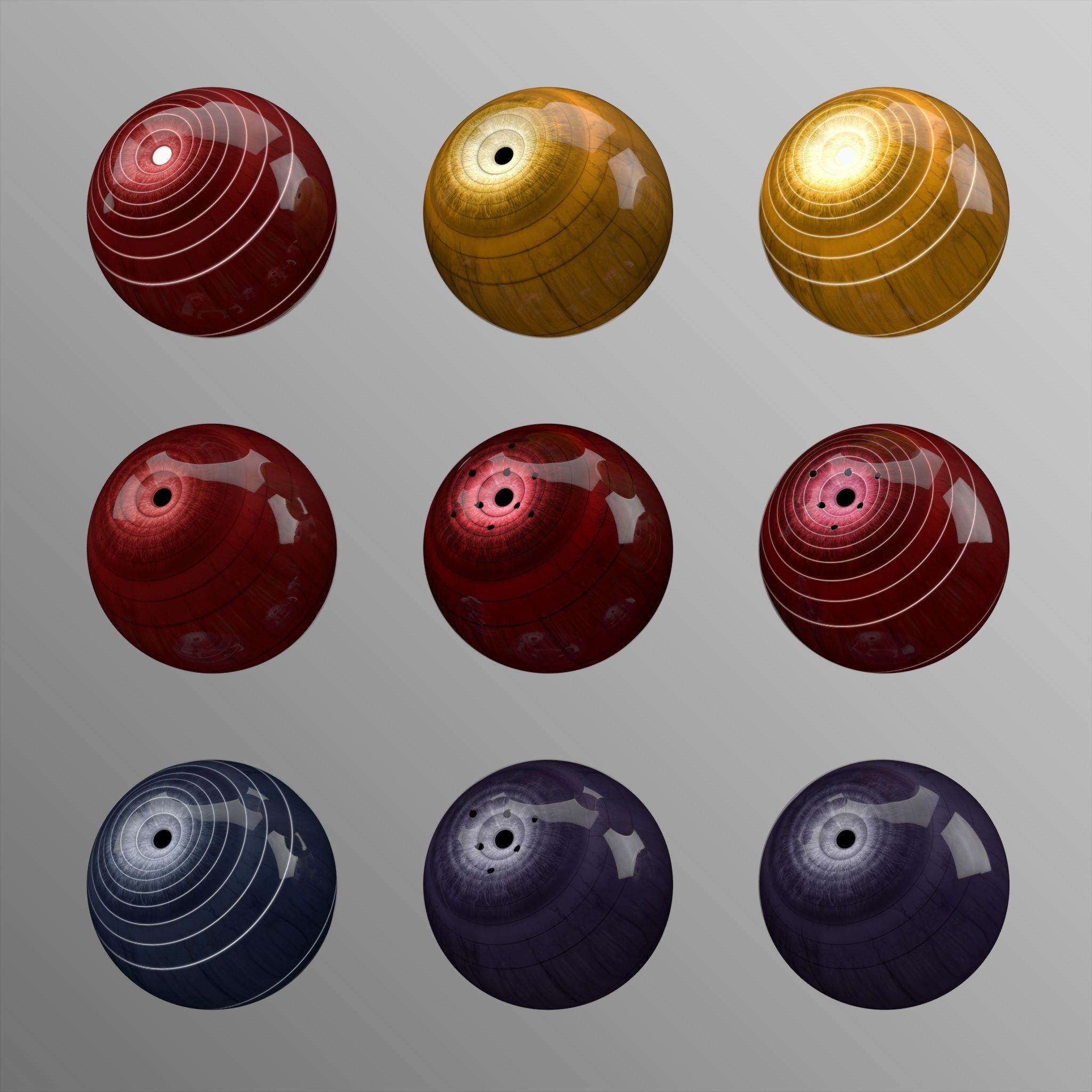 Rinnegan Pack 3D model_1