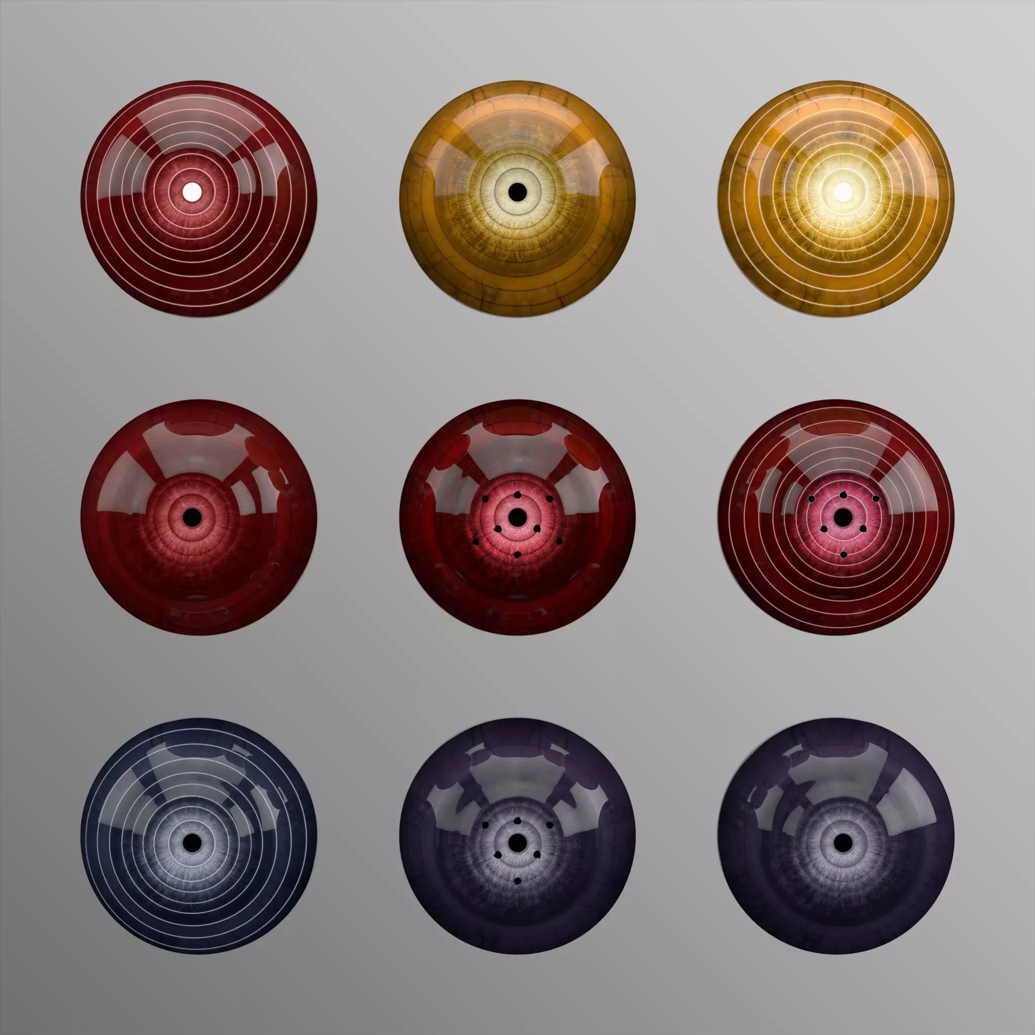 Rinnegan Pack 3D model_0