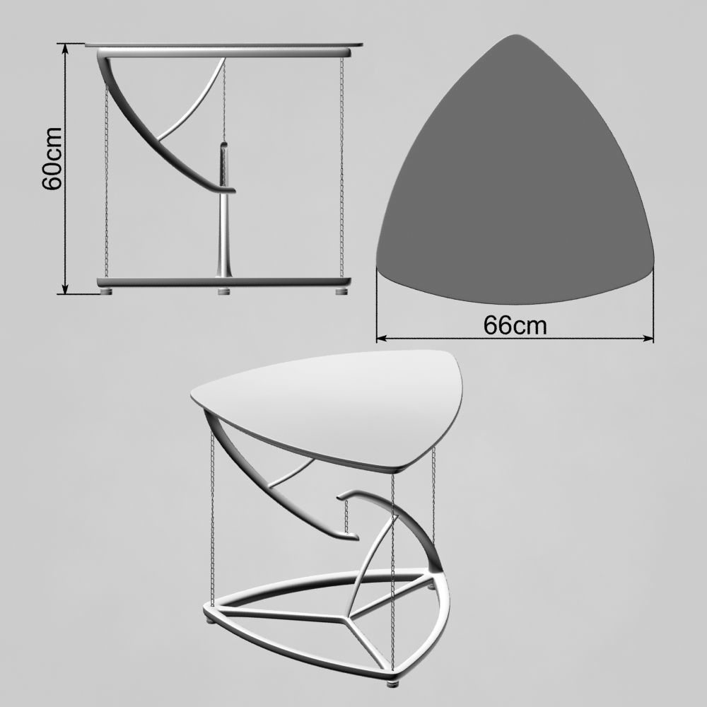 Tensegrity Table 3D model_19