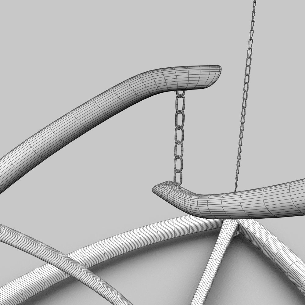 Tensegrity Table 3D model_17