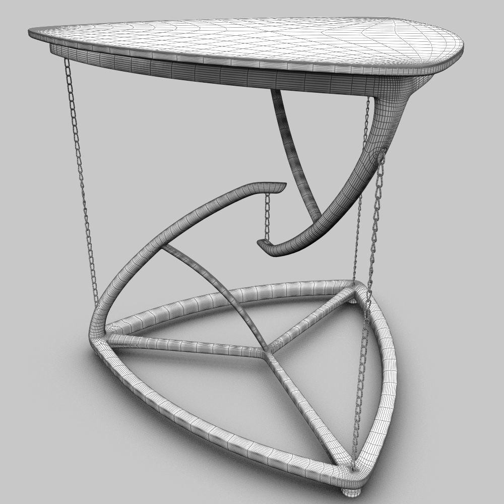Tensegrity Table 3D model_15