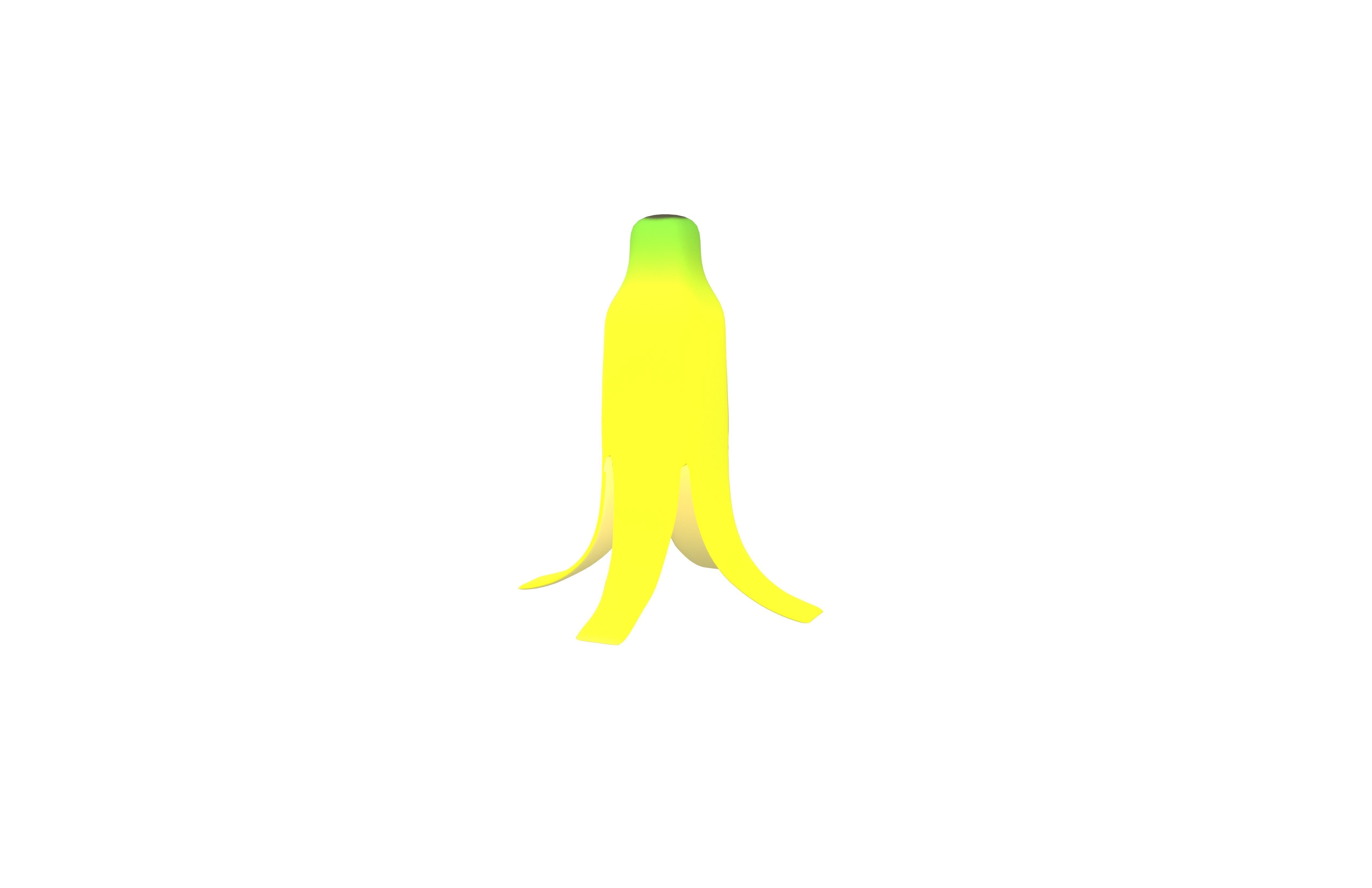 Banana Peel V1 001 Low-poly 3D model_2