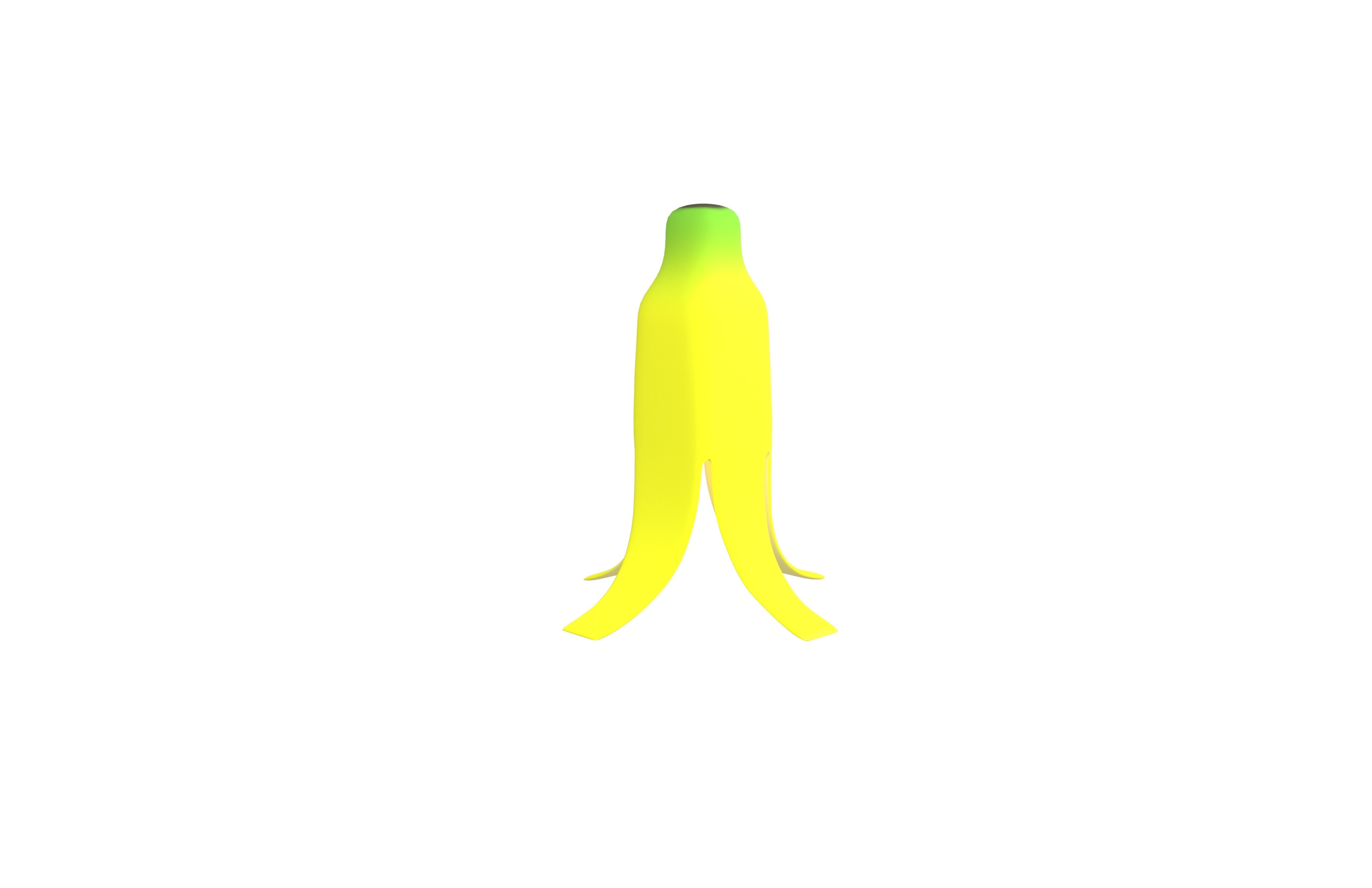 Banana Peel V1 001 Low-poly 3D model_3