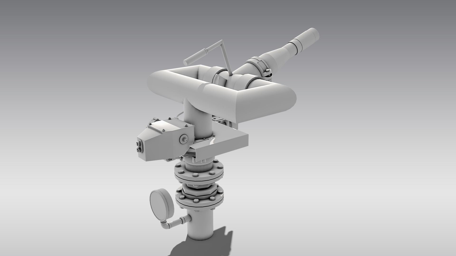 Oscillating Fire Monitor 3D model_13