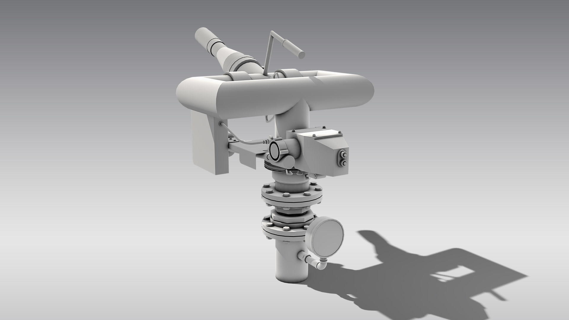 Oscillating Fire Monitor 3D model_11