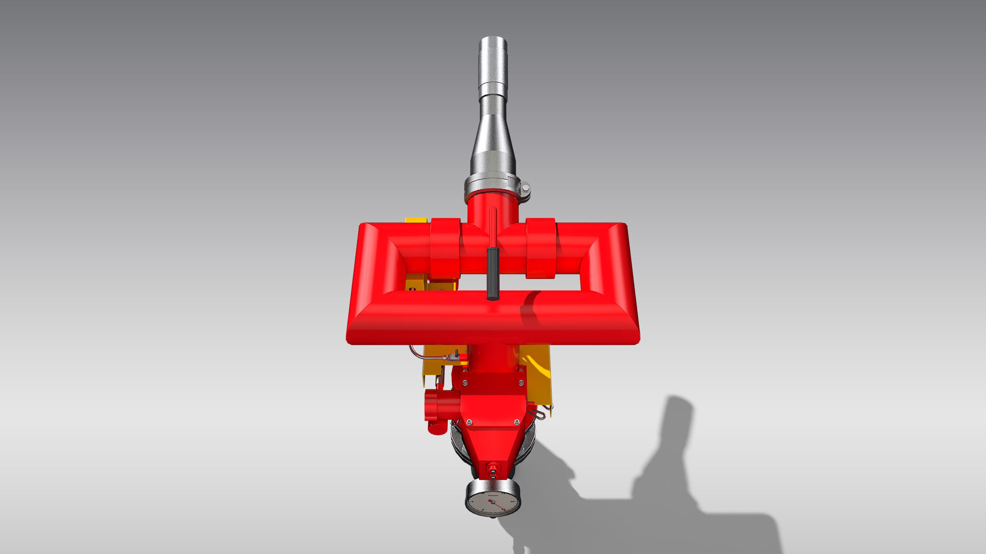 Oscillating Fire Monitor 3D model_7