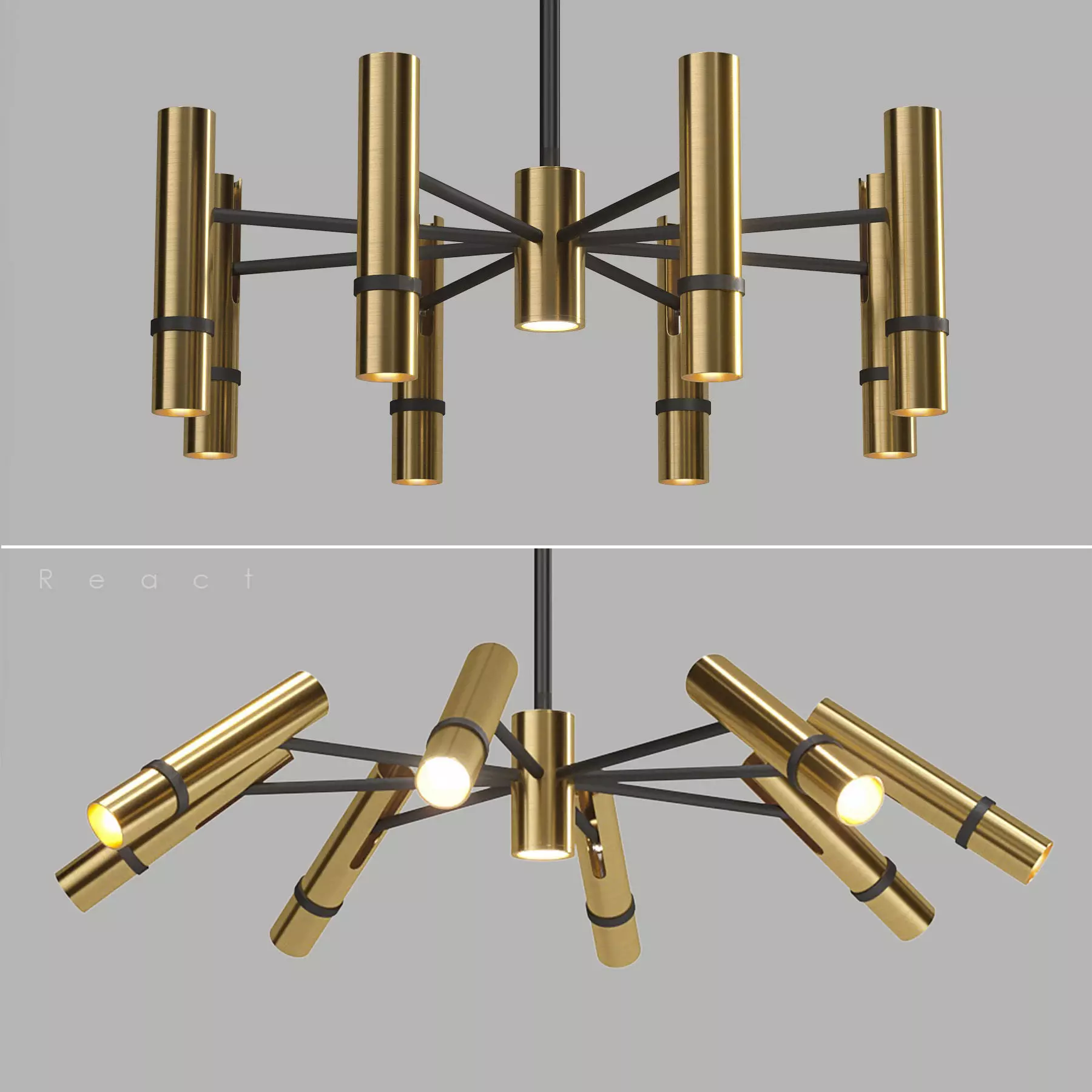 Lampatron React 9 lamps 3D model_0