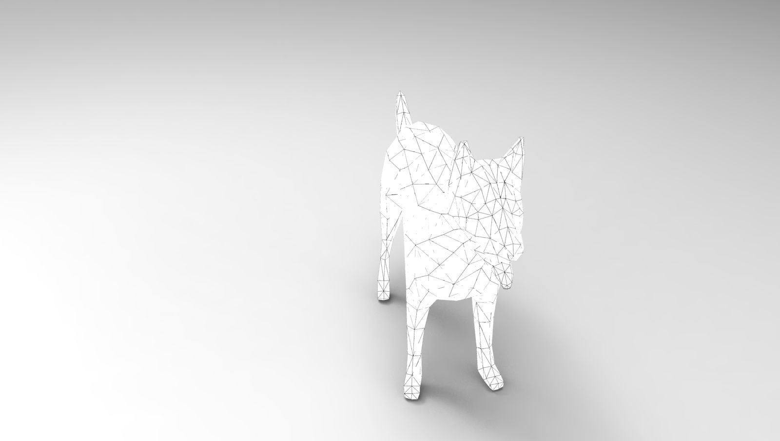 3D dog rigged  animated game ready low poly Low-poly 3D model_20