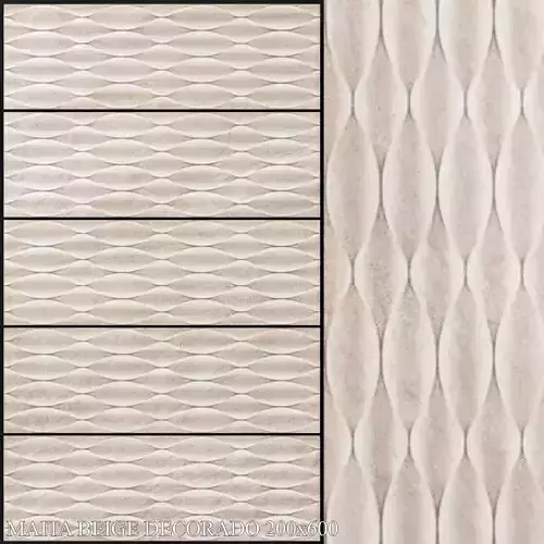 Keros Maita Beige Decorado 200x600