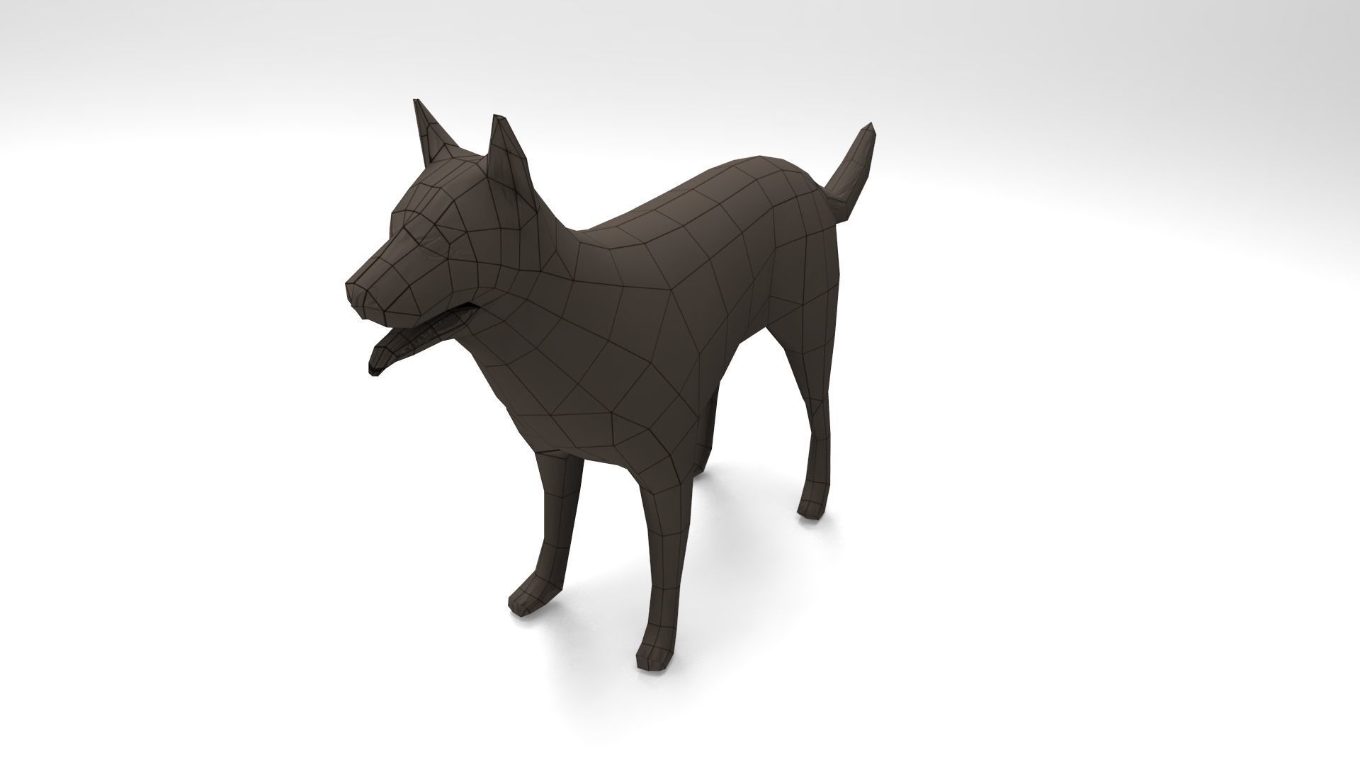 3D Dog animated low poly 3d Low-poly 3D model_18
