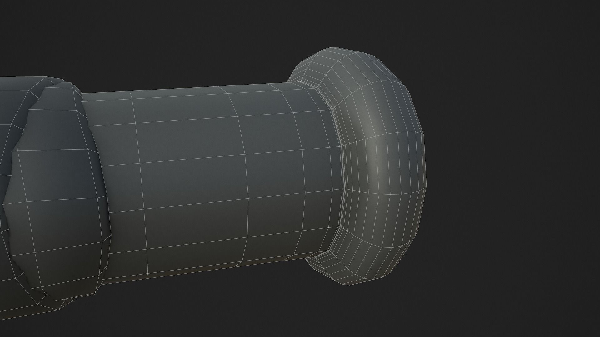 Nailed and Barbed Baseball Bat Low-poly 3D model_18