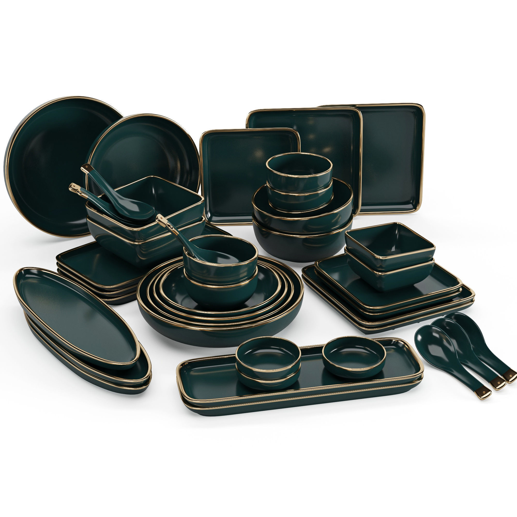 Kitchenware and Tableware 09 3D model_1