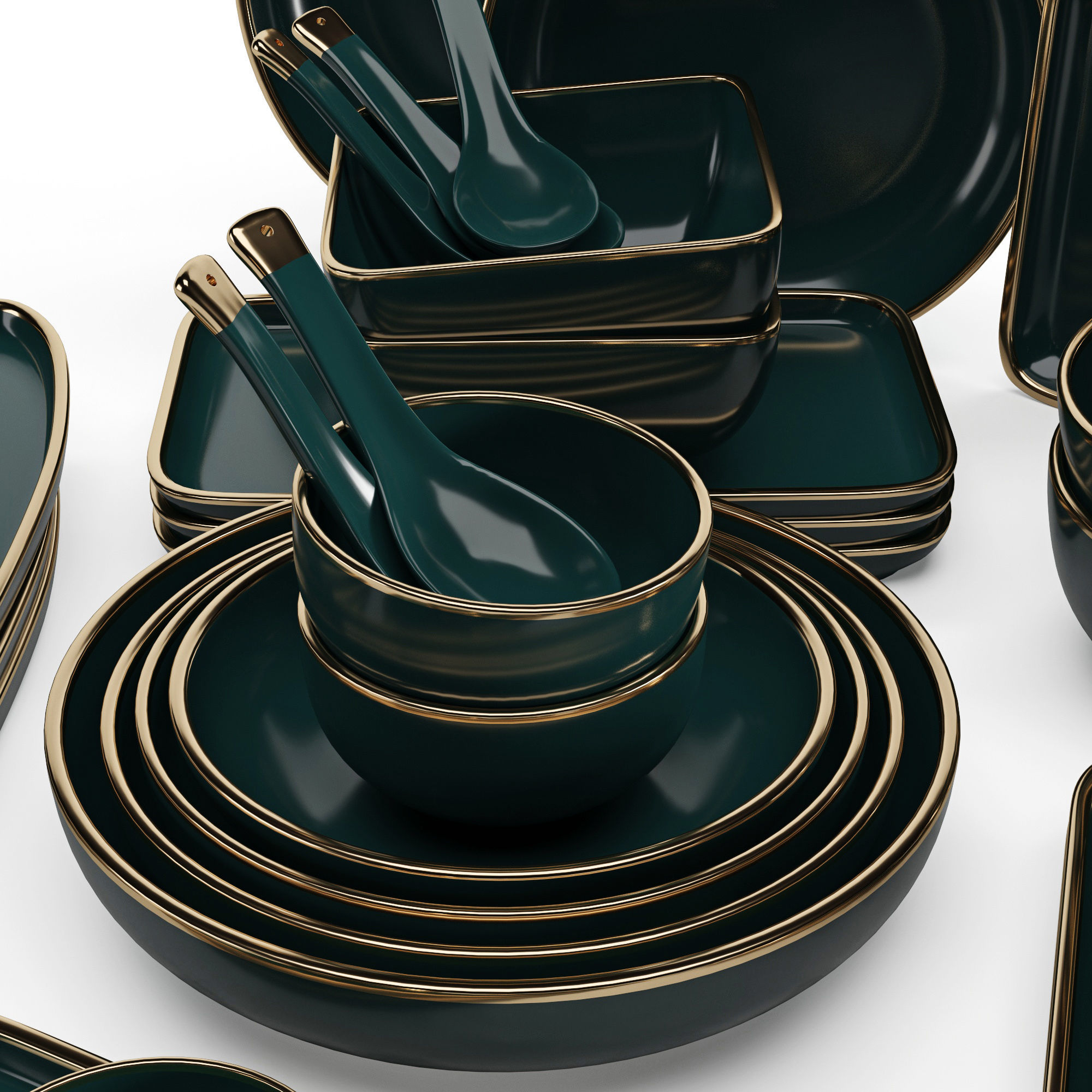 Kitchenware and Tableware 09 3D model_3
