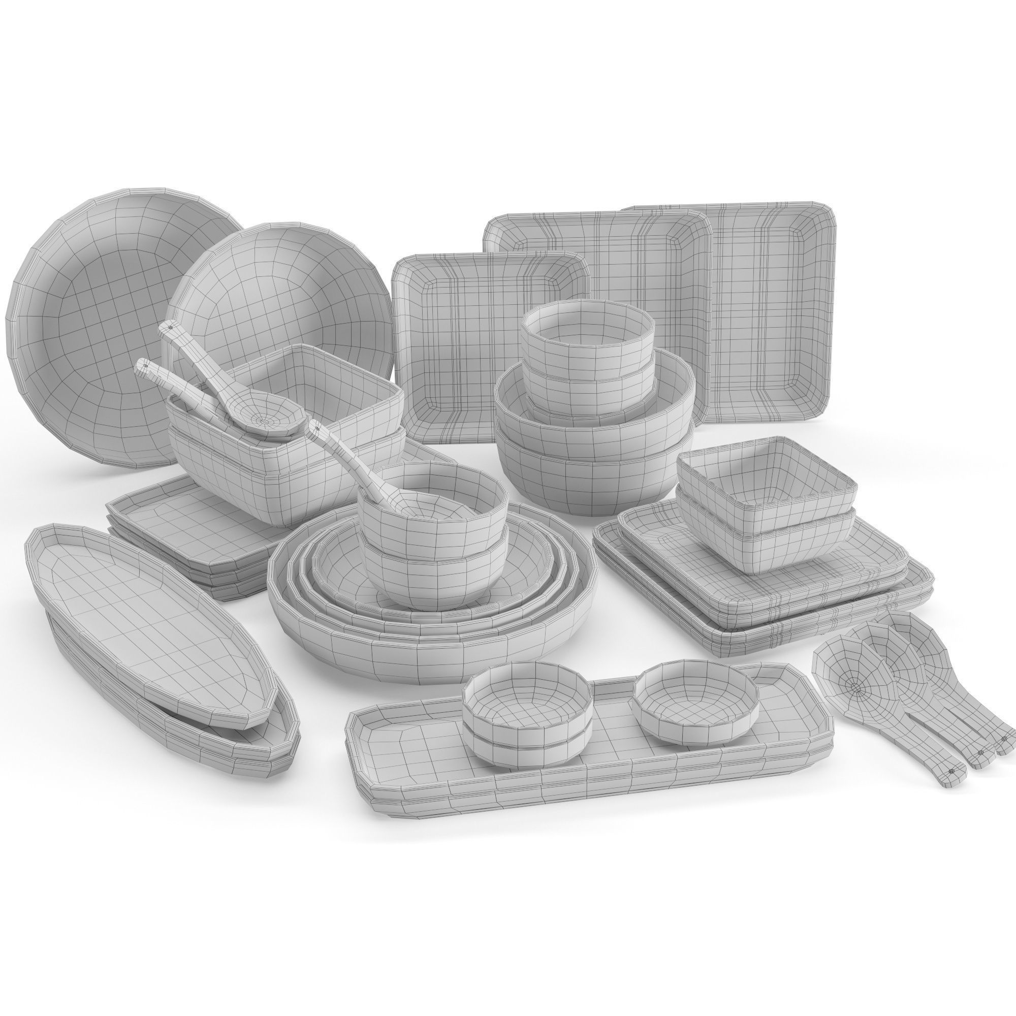 Kitchenware and Tableware 09 3D model_2