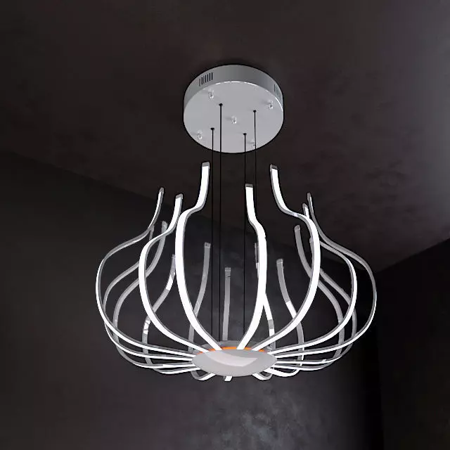 Postmodern pendant lighting 3D model