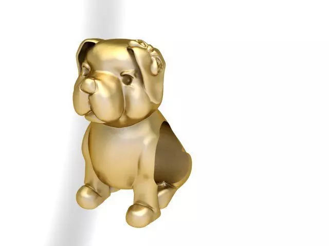 charm dog free Free 3D print model_0