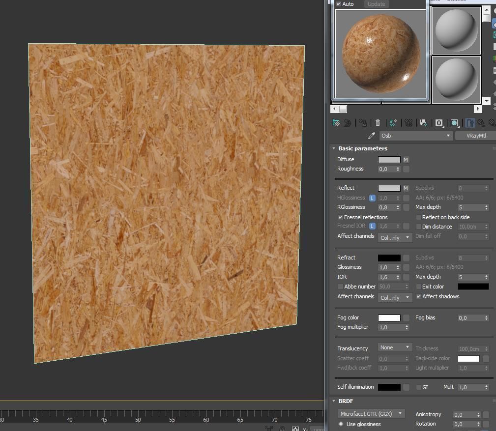 Ultra realistic  Oriented strand board panels Scan 3D model_6